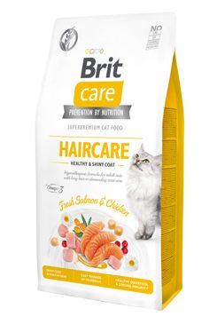 Brit Care Cat Grain-Free Haircare Healthy&Shiny Coat 7kg
