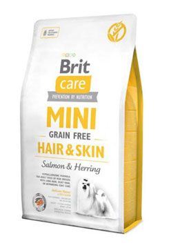 Brit Care Dog Grain-free Mini Hair & Skin 7kg