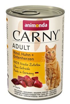 Animonda konz. kočka CARNY Adult hov/kuře/kachna 400g