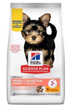 Hills Science Plan Canine Perfect Digestion Puppy Sm&Mini Chick 3kg