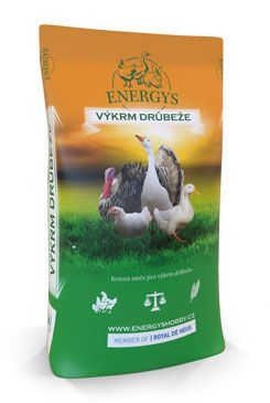 Krmivo pro kuřata ENERGYS Brojler MAXI granulované25kg