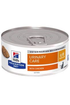 Hills Prescription Diet Feline C/D MultiCare Minced Chicken Konz. 156g