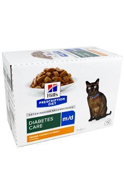 Hills Prescription Diet Feline M/D kapsičky 12x85g