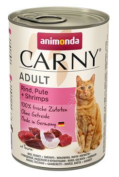 Animonda konz. kočka CARNY Adult hov/krůta/ráčci 400g