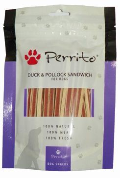 Perrito Duck&Pollock Sandwich pro psy 100g