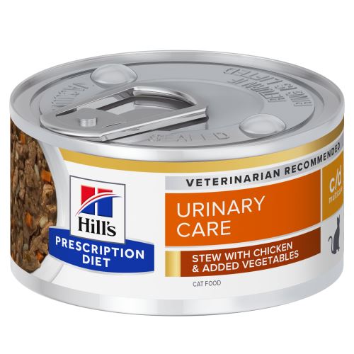 Hills Prescription Diet Feline C/D Multicare Chicken konzerva 82g